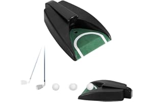 NC Golf Putting Machine, Golf Putting Trainer Automatic Putt Return, Golf Ball Automatic Putting Returning Machine, Auxiliary Golf Practice Device for Men Outdoor Indoor Yard Home Office