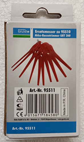 GÜDE 95511 10 Stück Ersatzmesser für 95510 GRT 260