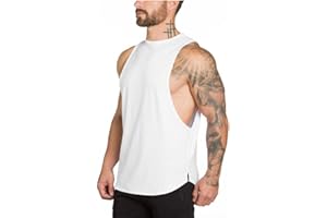 WAZZAP Débardeurs Musculation Homme Gym Sport Tank Top Stringer Bodybuilding Fitness sans Manches T-Shirt