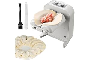 NAVESO Automatic Electric Dumpling Maker Machine, Electric Dumpling Making Machine with Scoop and Brush, Automatic Dumpling Maker Mould, Electric Ravioli Shaper, Dumpling Press Tool for Kitchen