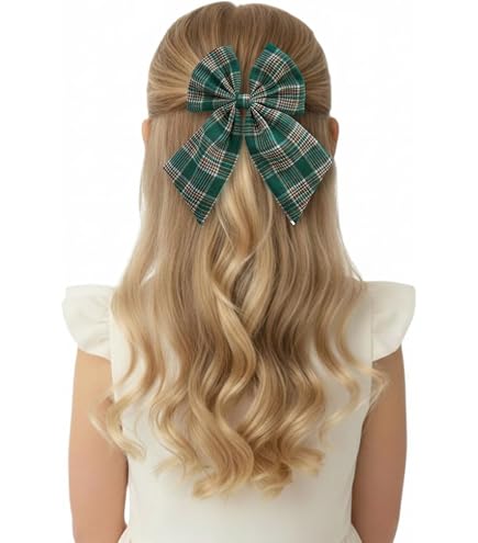 LUFFLOK 36 Pezzi Accessori Capelli Bambina, Fermagli Capelli e Elastici Capelli per Ragazze, Fiocco e Fiori Color Caramella per Elastici per Braccialetti per Giocare o Andare a Scuola (36 pezzi