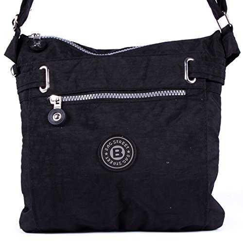 Bag Street borsa sportiva a tracolla per donna nero M