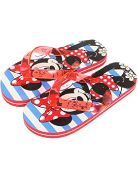 Flip Flops Kinder Mädchen Disney Minnie rot/blau des 28bis 33