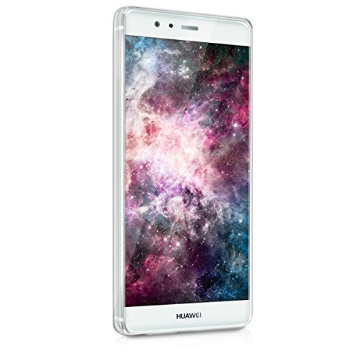 kwmobile Funda para Huawei P9 - Carcasa de  TPU  para m  vil y dise  o gal  ctico Rosa Fucsia Negro
