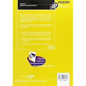 Manual Gestión de residuos peligrosos. Formación para el empleo