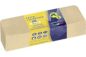 Lux Metal - Pasta Abrasiva Plastica PL1 150 gr Fine Lucidare Plexiglass Trasparente Lucidatura Policarbonato Rimuovi Graffi Plastica pasta abrasiva lucidante plexiglass Rinnova Fari Auto