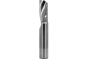 Yonico Solid Carbide Single Flute Upcut End Mill Router Bits CNC Spiral O Flute 1/2-Inch Diameter 1/2-Inch Shank 31019-SC