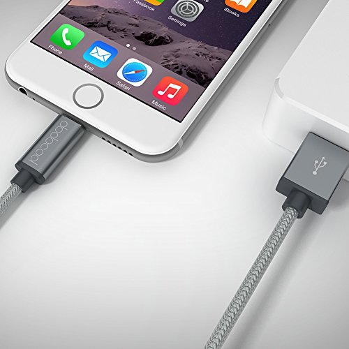 dodocool Lightning Kabel [Apple MFi zertifiziert] 8 pin Applekabel Datenkabel Verbindungskabel USB Kabel Syncing kabel für iPhone iPad ipod 10ft / 3m Weltraum Grau - 8