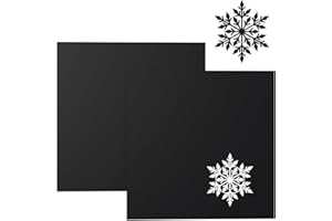 Creatorally Acrylglas Schwarz, 2 Stück 3mm Acrylplatte Bunt 30x30 cm, Farbig Kunststoffplatte für Laser Gravur, Undurchsichtig Plexiglasplatte, DIY Malerei Schilder Display