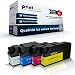 Produktbild 4x kompatible Tintenpatronen für Lexmark OfficeEdge Office Edge Pro 4000 Pro 4000c Pro 4000 c Series Pro 5500 14L0197 14L0198 14L0199 14L0200 Black Cyan Magenta Yellow