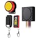 Produktbild Samoleus Motorrad Alarmanlage Fahrrad Alarm Anti Diebstahl Sicherheit Motorrad Alarmschloss mit 2 Fernbedienung 12v Universal