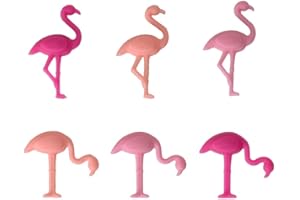TRENDAFFE Flamingo Glasmarkierer im 6er Set - Glasmarker Glasmarkierung