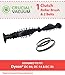 Produktbild Dyson DC07 Roller Pinsel & Drive Gürtel Set passend für Dyson DC07, DC14, DC33 Kupplung aufrecht, saugt, vergleichen zu Dyson Roller Teil # 904174–01 und Gürtel Teil # dyr-1000, dyr1000, ppp135, 05361–01–02, 02514–01–01, entworfen und hergestellt von Crucial Vacuum