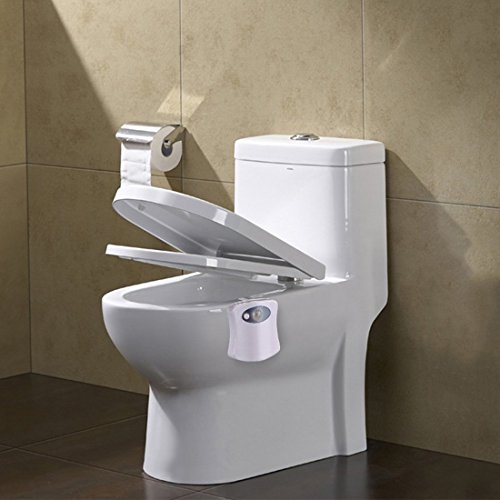 Smartes Toilettenlicht mit Bewegungssensor, mehrfarbige LEDs - 7