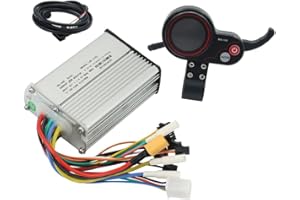 SPORTARC Contrôleur de moteur de scooter sans balais 48 V 25 A pour contrôleur pour Kugoo M4, écran et câble