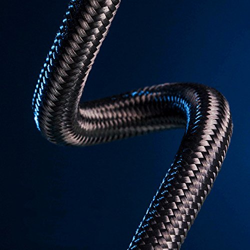 Cordon Cable Chargeur iPhone 7 Se 1m 2m 3M Cable Lightning en Nylon Tress   Synchro et Charge Rapide Cordon pour iPhone X 8 8 Plus 7 7 Plus SE 6 6s 6 5 5s iPad Pro Air Mini-Noir Lot de 5