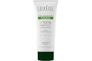 LUXÉOL - Après-Shampooing Pousse - Force & Densité - Hydratatation, Douceur & Brillance - Soin Cheveux - 98% d'Ingrédients d'Origine Naturelle - Fabriqué en France - 200ml