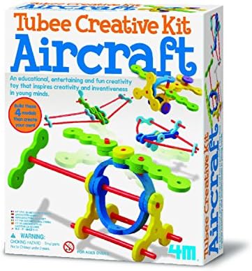 Tubee Creative Kits - Aircraft - Girls Boys Kids Children - Build Your Own Planes Set - Number One Birthday Present Gift Fun Toys & Games Idea Age 5+