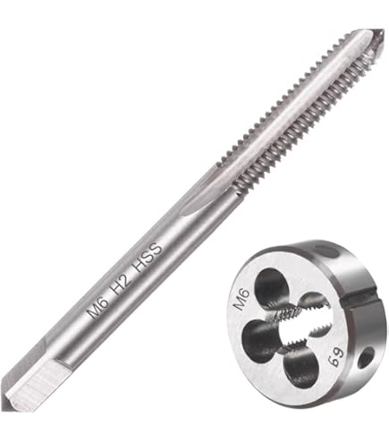 Uxcell Metric Left Hand Tap And Die Set Machine Thread Tap With Round Die M10 X 1 5mm - View #10