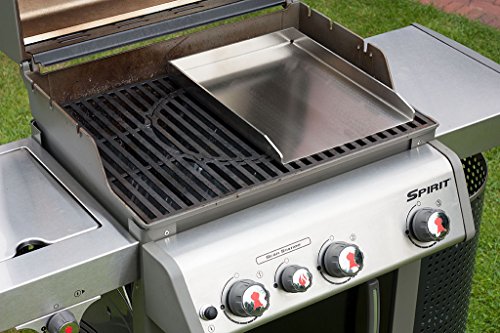 Grillplatte / Grillblech / Plancha | Edelstahl | Massiv (Groß – 40 x 30cm) - 3
