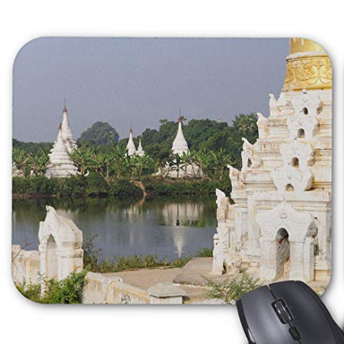 Preisvergleich Produktbild Mauspad mit seidenweicher Textiloberflche - Mouse Pad Paradise (antistatische Wirkung - perfekte Gleiteigenschaft PC / Computer Mousepad)-asia myanmar burma mandalay a buddhist