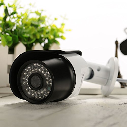 Preisvergleich Produktbild Rosepoem 1080P Netzwerk-HD Wasserdichte Kamera, erweiterte Ipc-603 Nachtsicht-Infrarot-Überwachungskamera Werksüberwachung