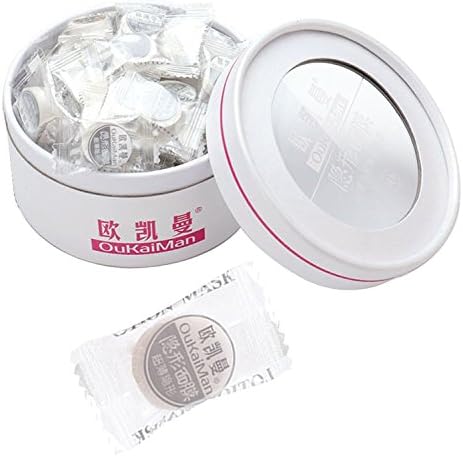 OuKaiMan 80Pcs Compressed Facial Mask Skin Care Tool Dry facial Mask Sheet DIY Thin Mask Paper Beauty