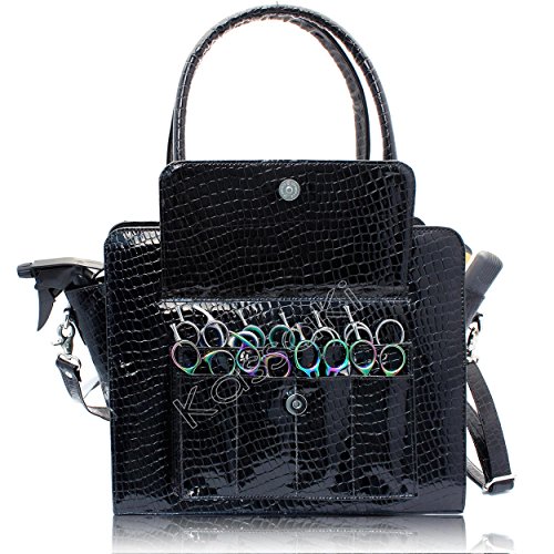 Hairdressing Designer Session Bag Mobile Hairdresser Barber Kit Holder in Black