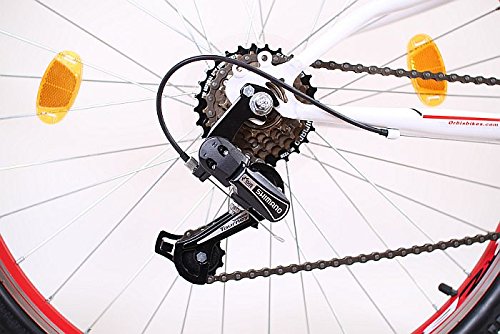 26 Zoll Kinderfahrrad Mountainbike Kinder Fahrrad Rad Bike Jugendfahrrad viper ROTWEISS - 2