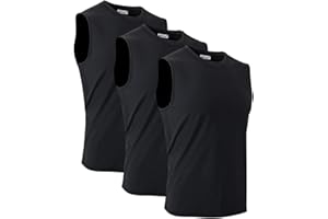 MeetHoo Canotta Sportiva Uomo Tank Top Senza Manica Canotte Palestra Maglia Senza Maniche Girocollo Sport Sportivi Estiva Bodybuilding per Running Gym Corsa