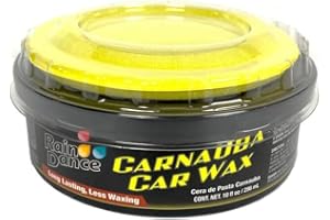 CAR CARE Ultra Gloss Hard Paste CARNAUBA WAX, Pure Carnauba Wax High Shine Instant water beading