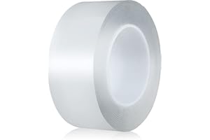 Cdemiy Car Bumper Protector, Clear Paint Protection Film Roll, Anti-Scratch Nano Material Protective Film, Universal Door Protection Cover Anti-Collision Film, for Most Cars (5cm x 5m)