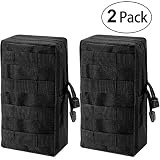 [Multiusos] - Medidas: 22 x 12,4 x 5,6 cm. Perfectas para guardar móviles, bolígrafos tácticos, llaveros, GPS, cámaras digitales, suministros para primeros auxilios, munición, cuerda de paracaídas o cualquier otro objeto que necesite.