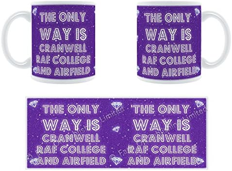The Only Way Is Cranwell RAF College and Airfield - Stylised Chunky Ceramic Mug