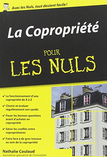 La Copropriété Poche Pour les Nuls La Copropriété Poche Pour les Nuls