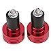 Produktbild POSSBAY 2pcs 7/8" Bar End CNC Motorrad Lenkerenden Lenker Aluminum Dekoration Rot