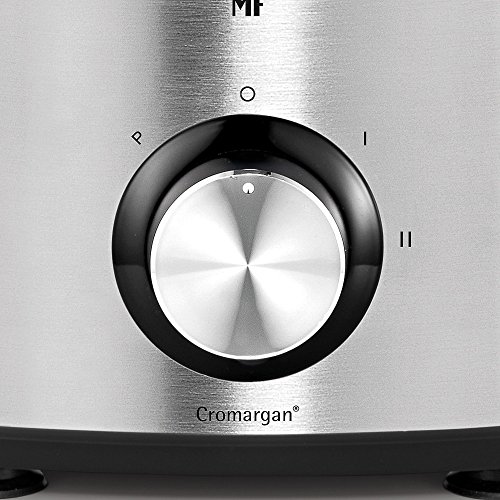 WMF KULT X Küchenmaschine, 2 Geschwindigkeitsstufen, Pulsstufe, 2 l Behälter, 1000 W, cromargan matt/silber - 8