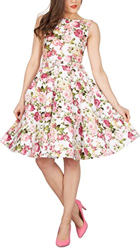 Black Butterfly 'Audrey' Vestido Vintage Años 50 Divinity (Marfil - F
