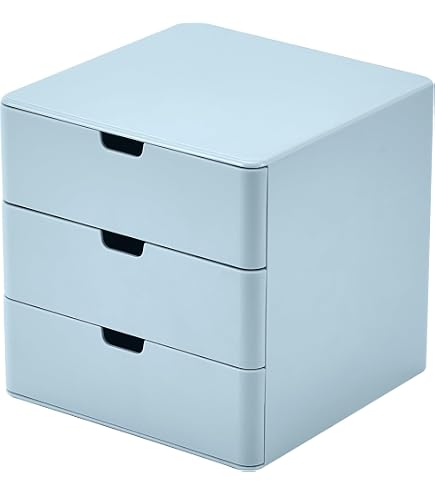 Dalanpa Organisateur De Courtoisie 3 Tiroirs Rose - Rangement Compact Bureau Et Coiffeuse