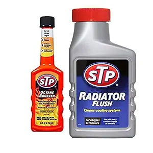 STP Octane Booster 155 ml & STP Radiator Flush 300 ml