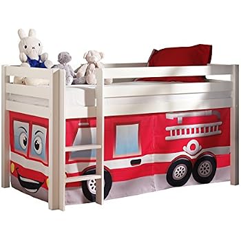 Vipack Picohsgb1570 Spielbett Pino Mit Rutsche Und Textilset