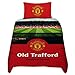 Produktbild Manchester United F.C. Bettwäsche-set für Einzelbetten, Stadium--set, quilt-Design, Kissenhülle, Motiv: 200 cm x 135 cm, 100% microfibre- Offizielles Fußball-Merchandising-Produkt
