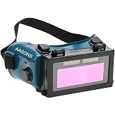 AASONS Auto Darkening Welding Goggle Automatic Solar Ce...