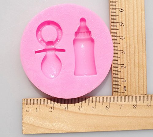 Pormow Baby-Fütterung-Flaschen Silikon Backform für Kuchen-Fondant Dekorieren - 2