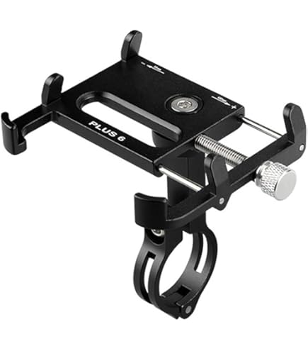 Handyhalterung Für GUB Plus6 - Aluminium, Anti-Diebstahl, Drehbar, Rot, Für Fahrrad & Motorrad