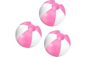 XIABYAYU Aufblasbare Wasserball, 3 Stück Aufblasbare Wasserbälle, Strandball Aufblasbar, Wasserball für Schwimmbad Party Ball, Strand, Garten