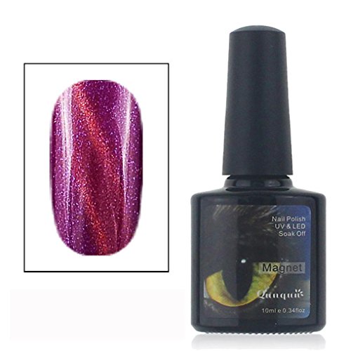 JACKY 12 Color UV Glue Nail Polish Manicure LED Cats Eye Color (I)