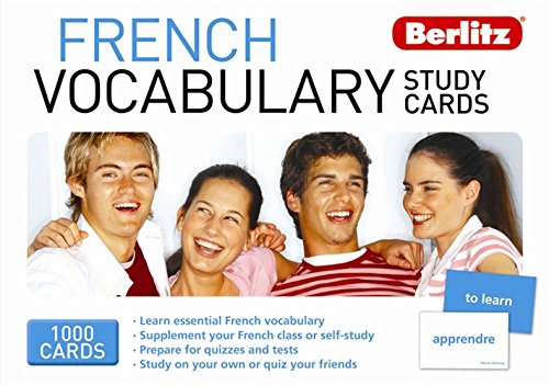 Berlitz: French Vocabulary Study Cards. livre
