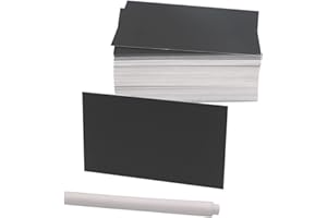 DUTWROY Mini Chalkboard Signs 100 PCS Rectangle Chalkboards Tags Label Cards for Wedding Party Store (3.5x2.1)