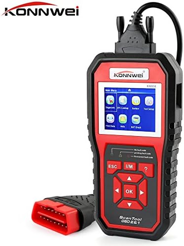 ALLSOME OBDII Auto Diagnostic Scanner KONNWEI KW850 OBD2 EOBD Full System Scan Tool Best Check Engine Code Scanner